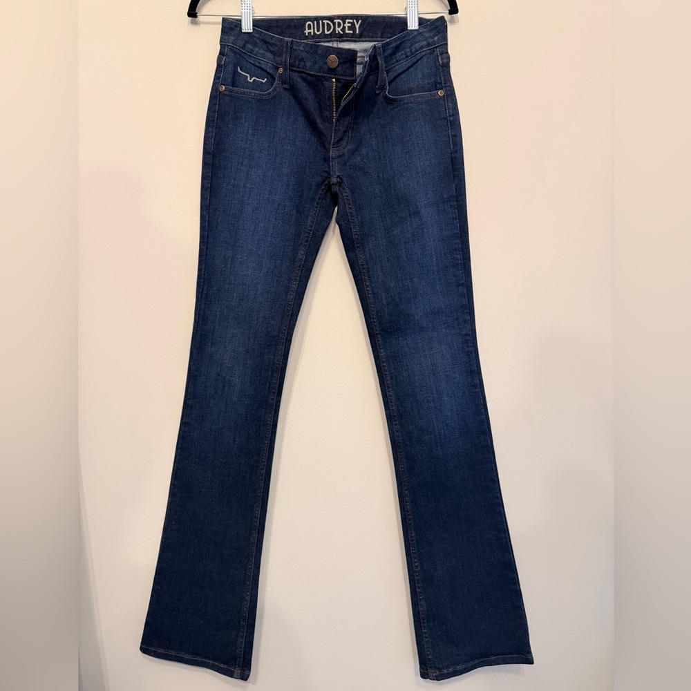 Kimes Ranch Audrey Low Rise Bootcut Jeans Dark Wash 2/34